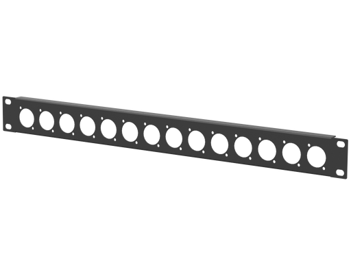 Adam Hall HARDWARE Rack Panel 1U, 14 D-Size