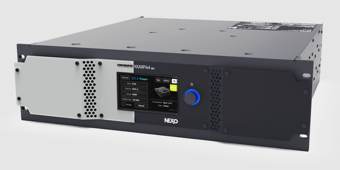 Adam Hall 19" Rack Panel 2U, Nexo NXAMP