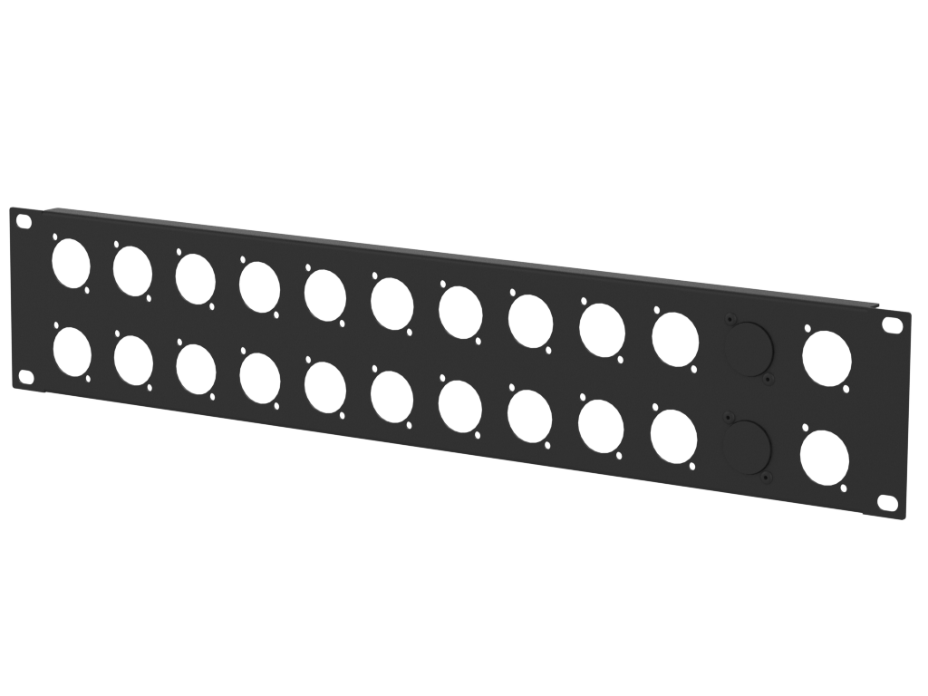 Santosom HARDWARE Rack Panel 2U, 22 D-Size
