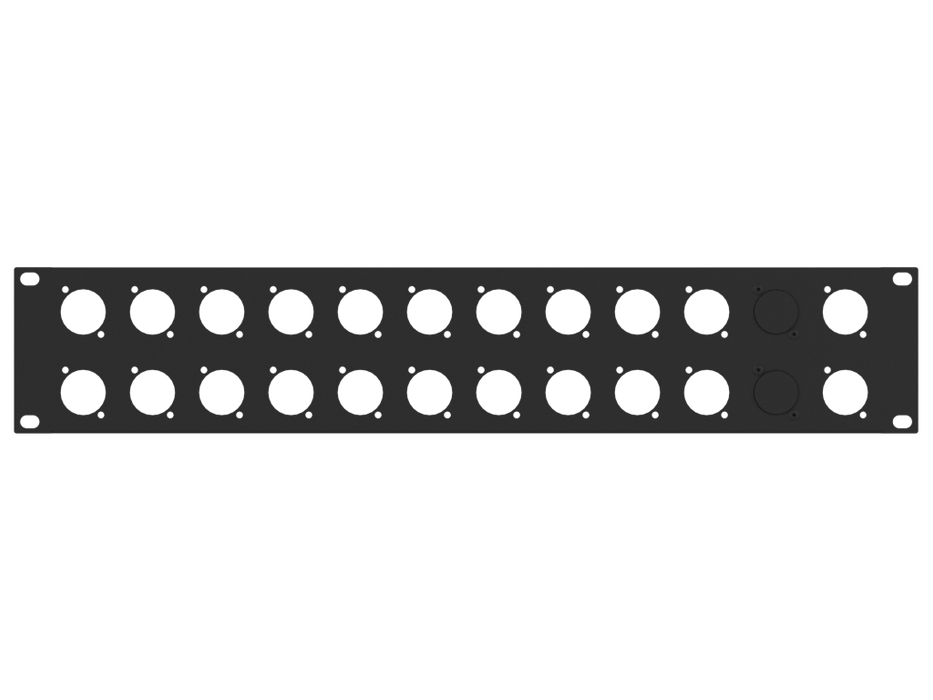 Santosom HARDWARE Rack Panel 2U, 22 D-Size