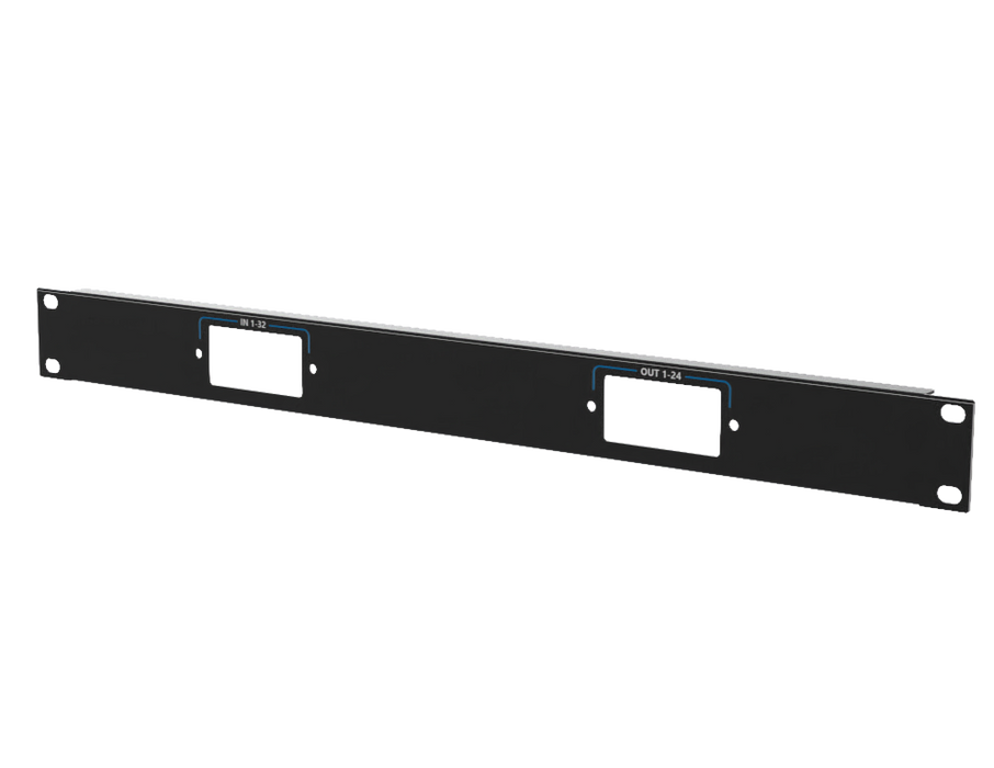 Adam Hall Hardware Painel de Rack 1U, com impressão (IN 1-32, OUT 1-24)