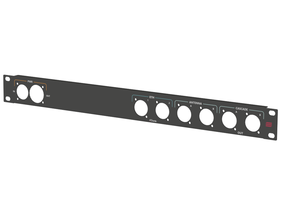Santosom HARDWARE Rack panel 1U, printed, (ETH, BNC)