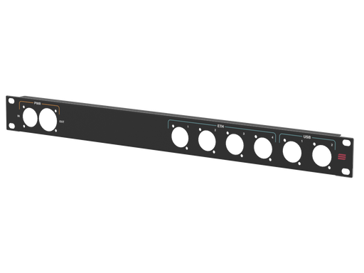 Santosom HARDWARE Rack Panel 1U, printed, (PWR, ETH, USB)