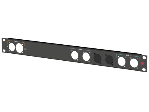 Santosom HARDWARE Rack Panel 1U, printed, (PWR, OPT, ETH)