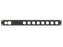 Santosom HARDWARE Rack Panel 1U, printed, True1 in/out, D-Size (PWR, MIC 1-4,