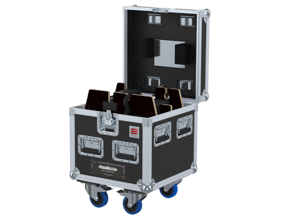SANTOSOM Rigging Flight case PRO, 1x ChainMaster D8+ ULTRA 250Kg