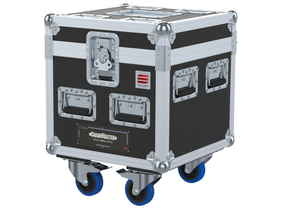 SANTOSOM Rigging Flight case PRO, 1x ChainMaster D8+ ULTRA 250Kg