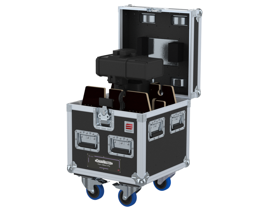 SANTOSOM Rigging Flight case PRO, 1x ChainMaster D8+ ULTRA 250Kg