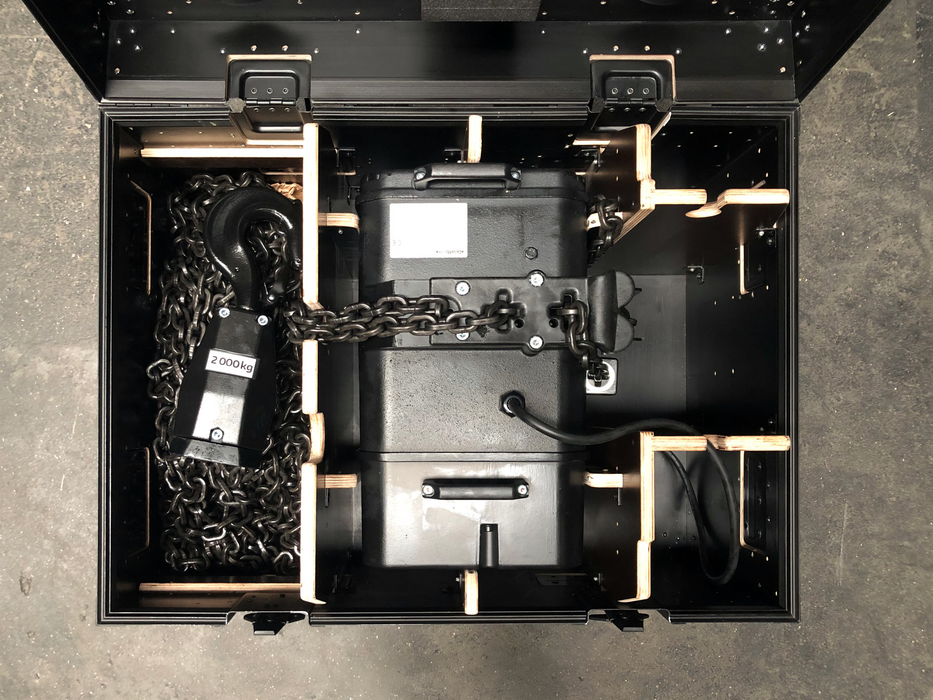 Santosom Rigging Flight case PRO, 1x ChainMaster D8+ Ultra 2T