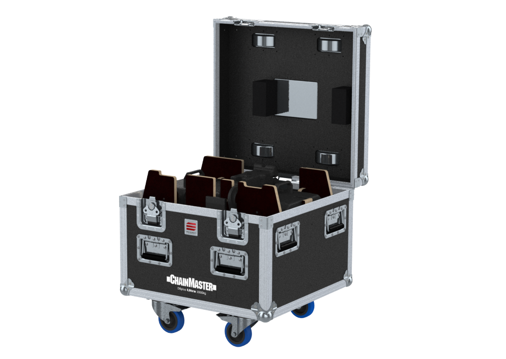Santosom Rigging Flight case PRO, 1x ChainMaster D8+ Ultra-LV 1T