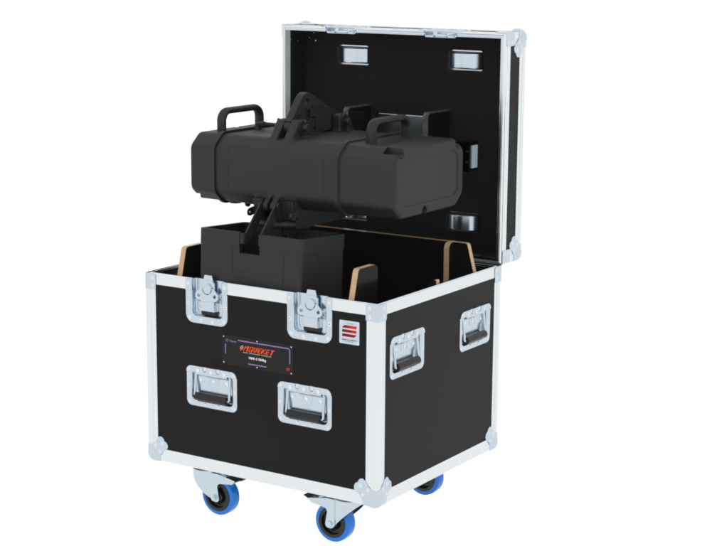 SANTOSOM Rigging Flight case PRO, 1x Moveket VMK-S 500-24