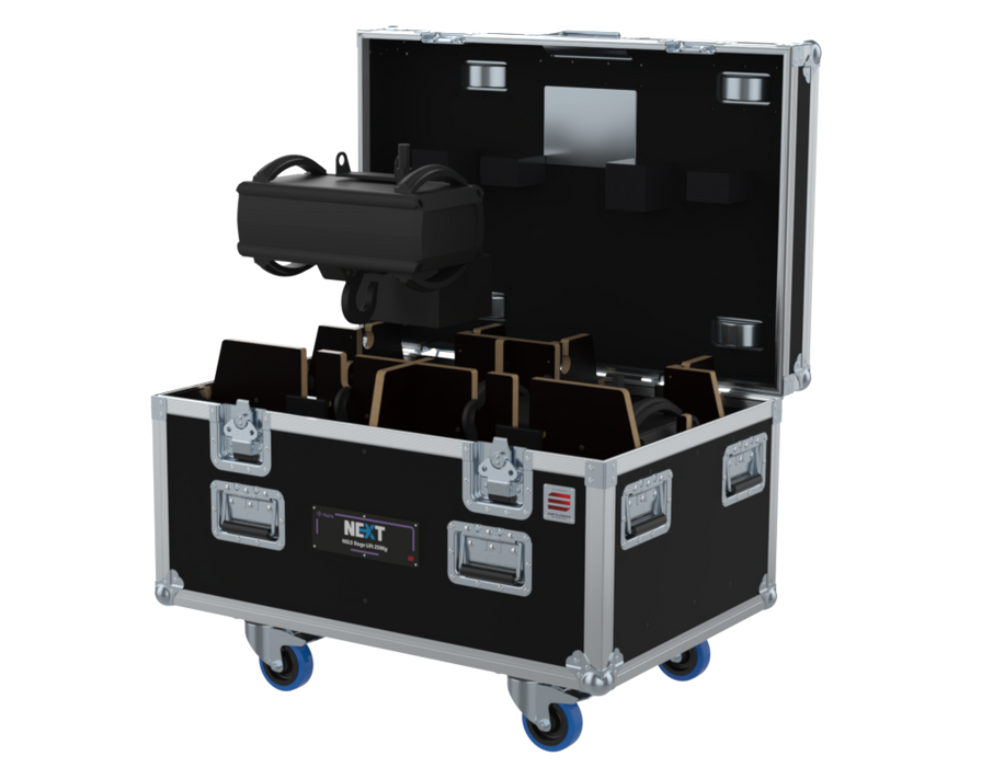 SANTOSOM Rigging Flight case PRO, 2x Next NSL2.5 Stage Lift 250Kg