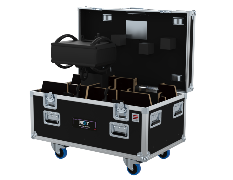 Santosom Rigging Flight case PRO, 2x Next NSL5 Stage Lift 500Kg