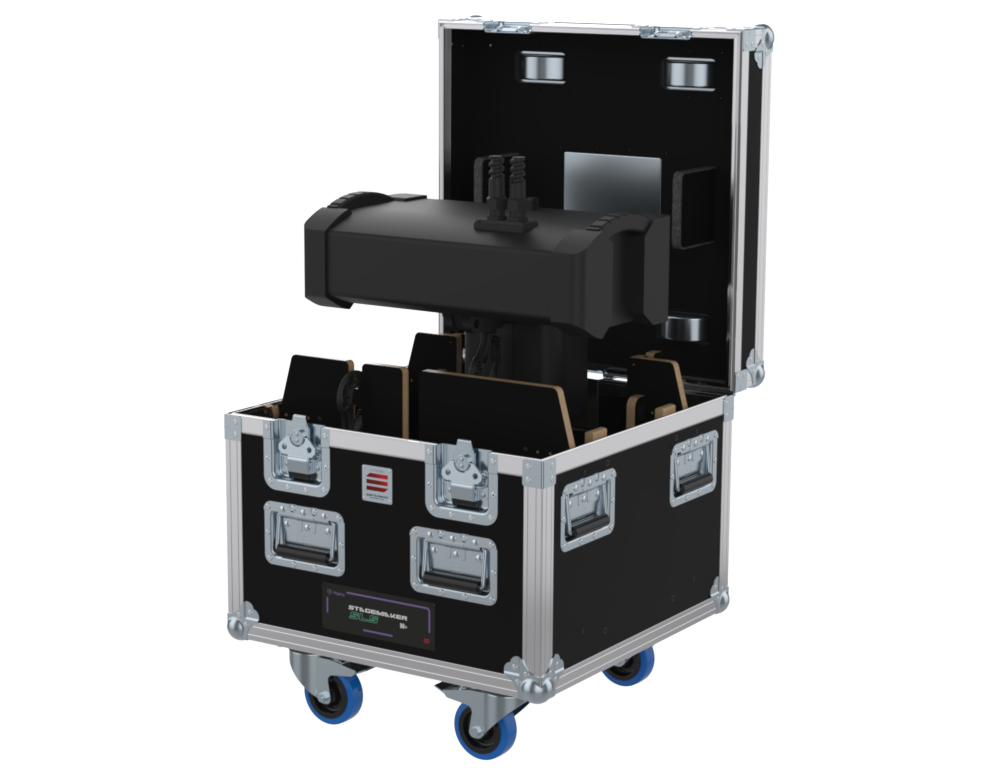 Santosom Rigging Flight Case PRO, Verlinde Stagemaker D8+ SL5