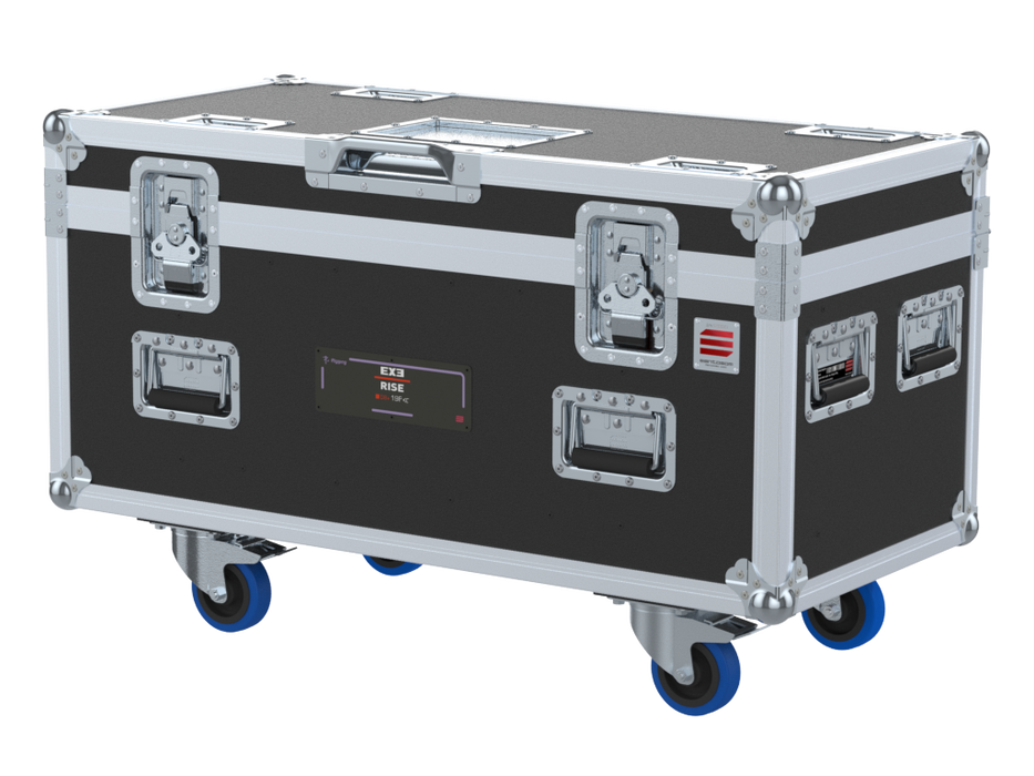 Santosom Rigging Flight case PRO, 2x EXE-Rise D8+ 198Kg MF Compact