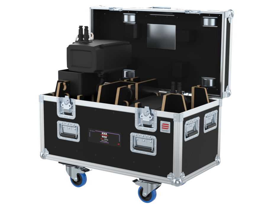 Santosom Rigging Flight case PRO, 2x EXE-Rise D8+ 250kg MF Compact
