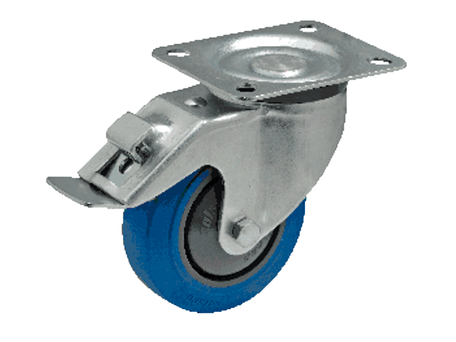 Tente HARDWARE Swivel wheel Ø100mm with brake (Cap.100kg)