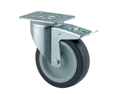 Adam Hall Hardware Colson, Swivel Castor Ø100mm 200kg, Double Break