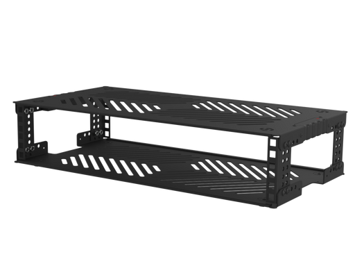 SANTOSOM 19" 19" Rack Sleeve Metal, 2U 250mm