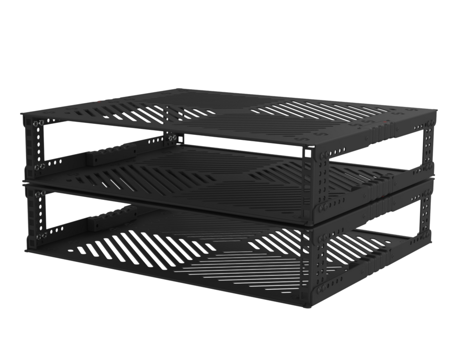 SANTOSOM 19" 19" Rack Sleeve Metal, 3U 250mm