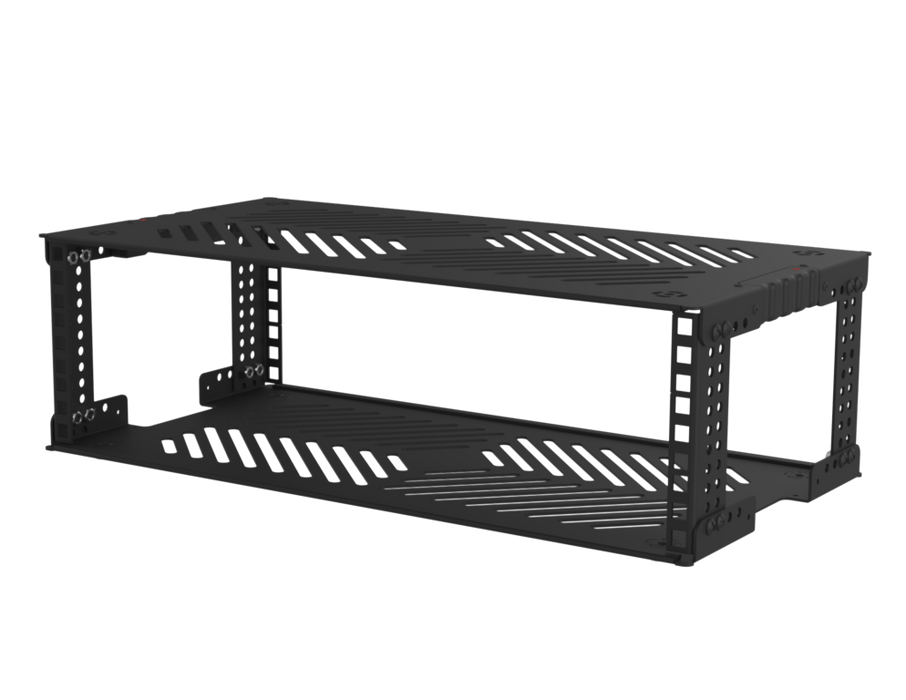 SANTOSOM 19" 19" Rack Sleeve Metal, 3U 250mm