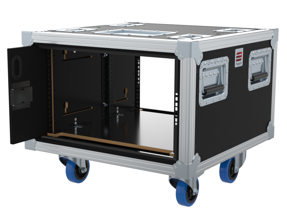 Santosom 19" Rack Side Sliding, 06U 440-BRR