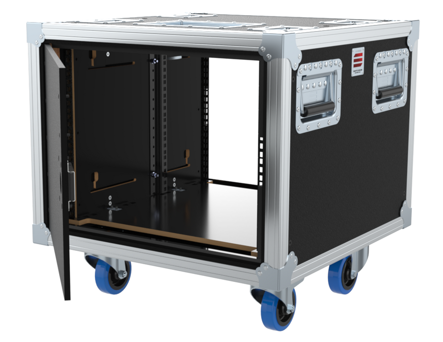 SANTOSOM 19" Rack Side Sliding, 8U 510-BRR