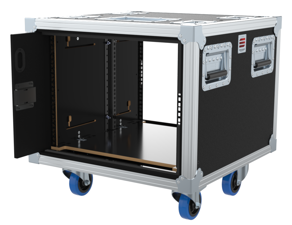 SANTOSOM 19" Rack Side Sliding, 8U 510-BRR