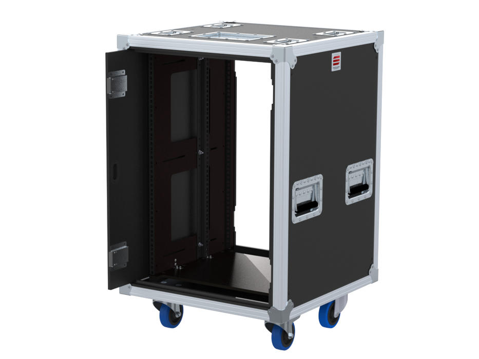 SANTOSOM 19" Rack Side Sliding, 16U 510-BRR