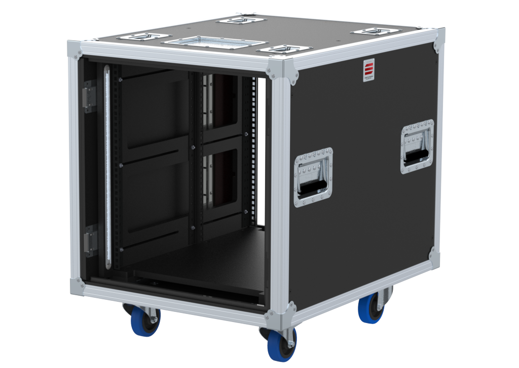 Santosom 19" Rack Side Sliding, 12U 640-ARR w/ light