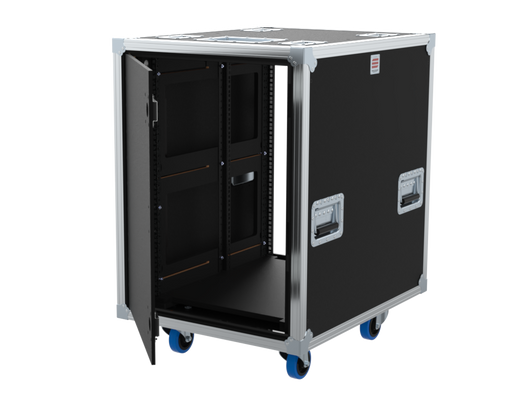 SANTOSOM 19" Rack Side Sliding, 16U 640-ARR w/ light