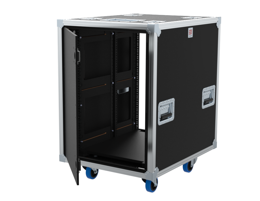 SANTOSOM 19" Rack Side Sliding, 16U 640-ARR w/ light