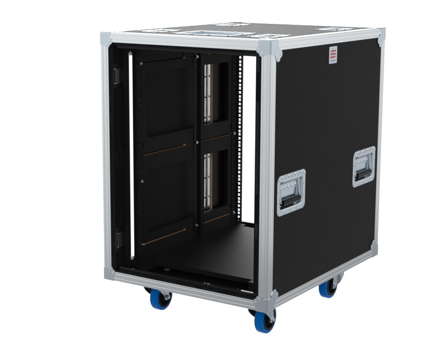 SANTOSOM 19" Rack Side Sliding, 16U 640-ARR w/ light