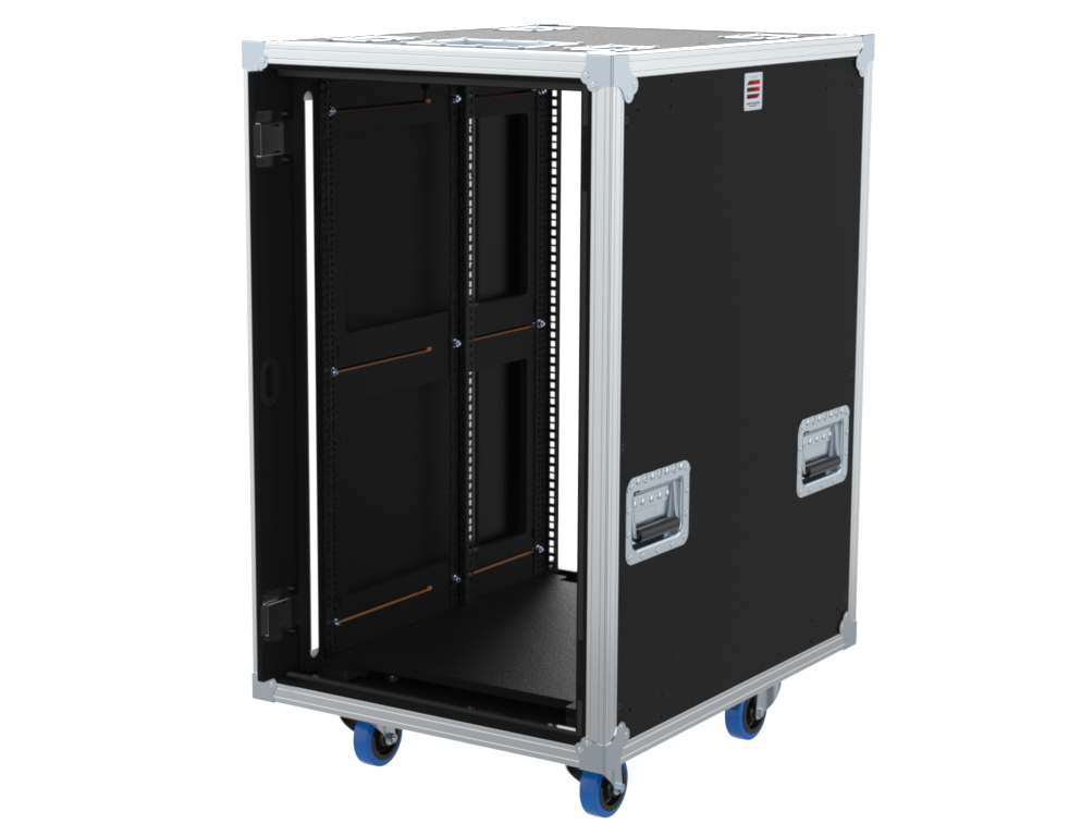 SANTOSOM 19" Rack Side Sliding, 20U 640-ARR w/ light