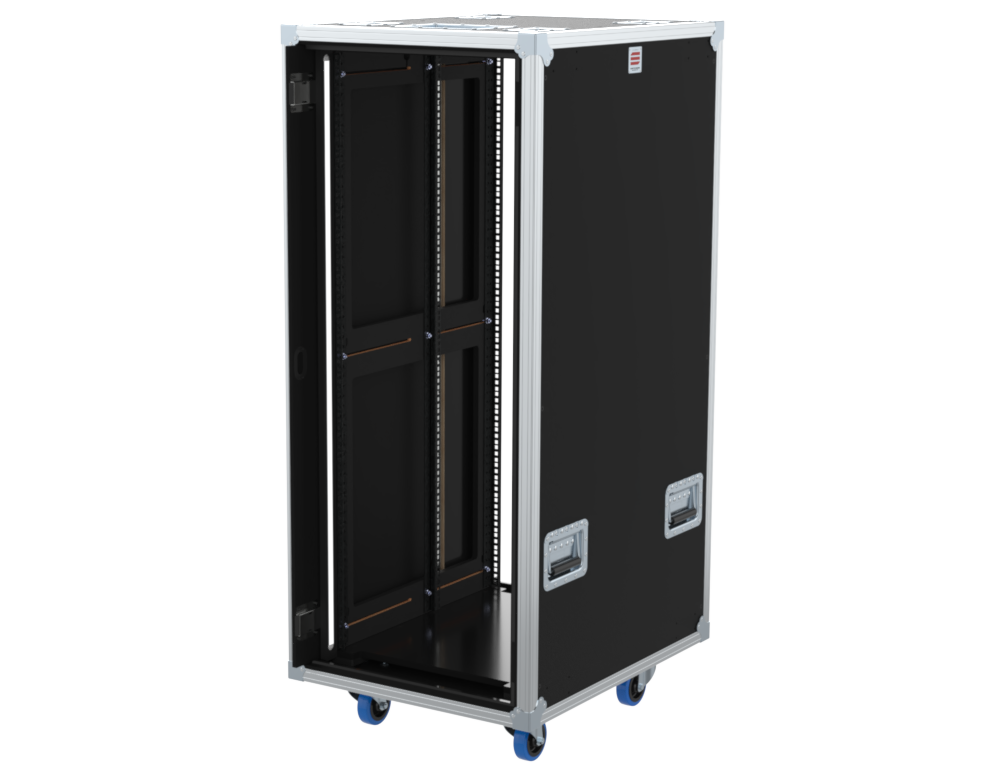 SANTOSOM 19" Rack Side Sliding, 30U 640-ARR w/ light