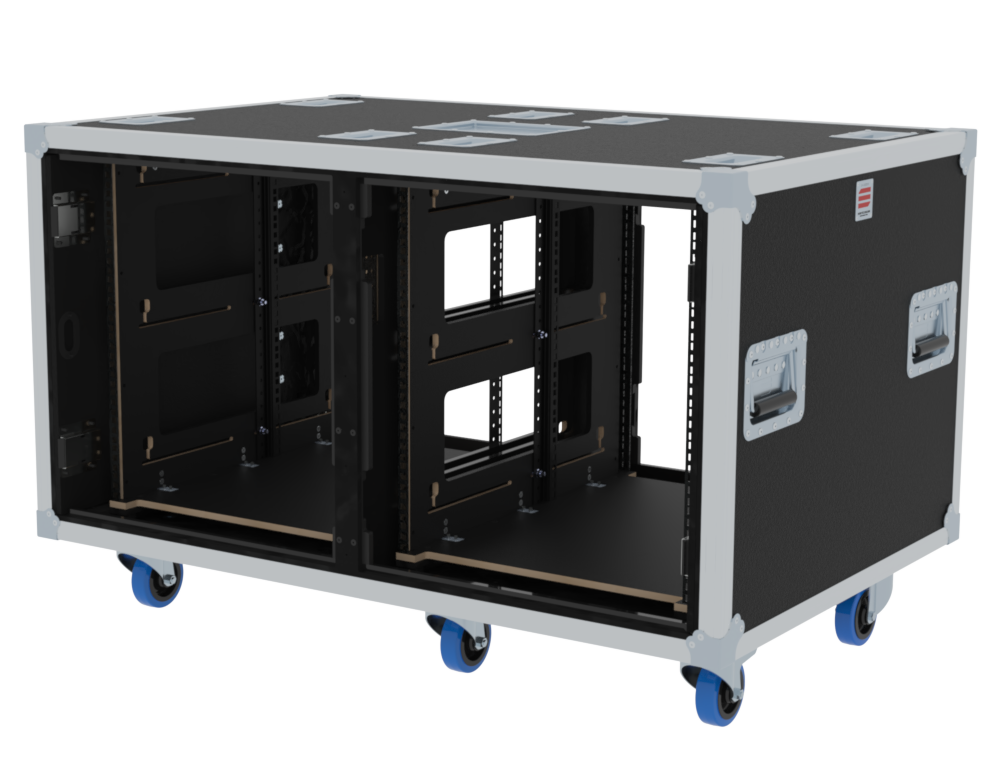 Santosom Rack Double Side Sliding-Rack, 12+12U 640-ARS — Santosom ...