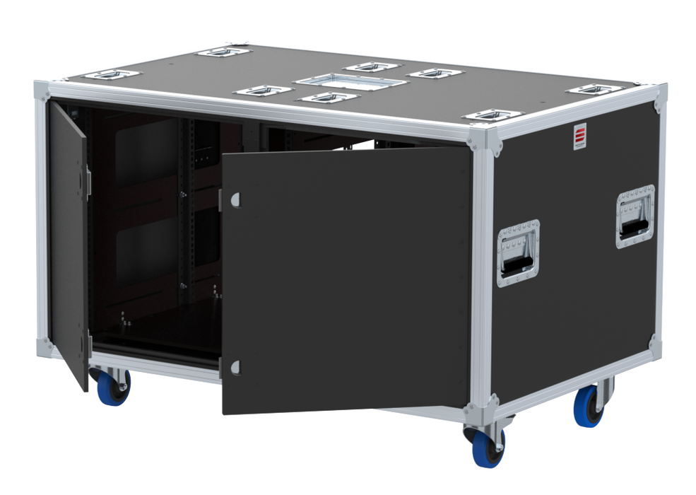 Santosom Rack Double Side Sliding-Rack, 14+14U 640-ARS