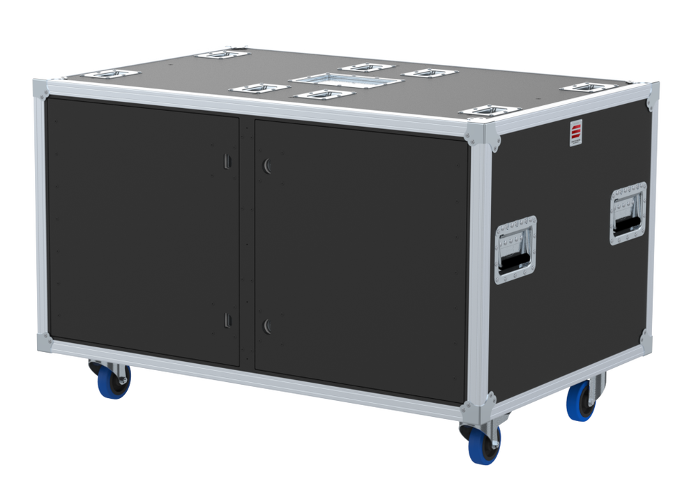 Santosom Rack Double Side Sliding-Rack, 14+14U 640-ARS