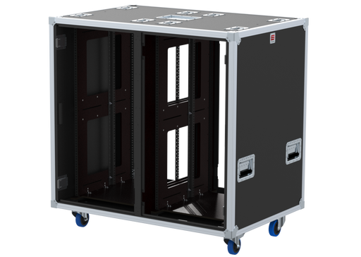 Santosom 19" Rack Double Side Sliding-Rack, 22+22U 560-BRR