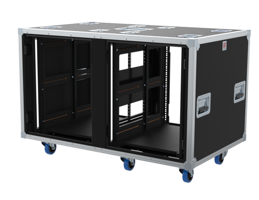 Santosom 19" Rack Double Side Sliding, 14+14U 640-ARR w/ light