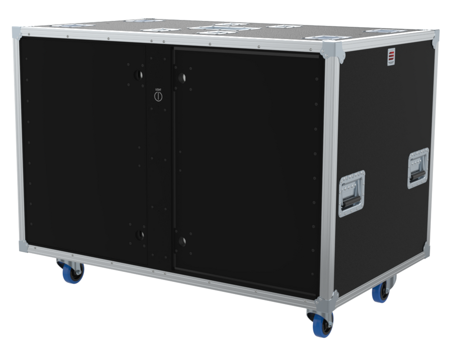 Santosom 19" Rack Double Side Sliding, 16+16U 640-ARR w/ light
