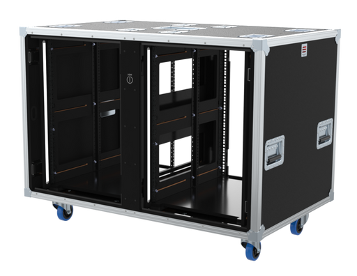 Santosom 19" Rack Double Side Sliding, 16+16U 640-ARR w/ light