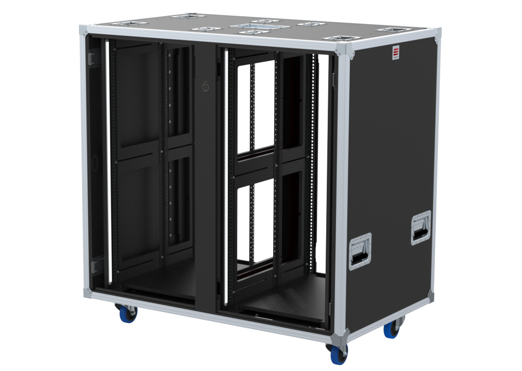 Santosom 19" Rack Double Side Sliding, 24+24U 640-ARR w/ light