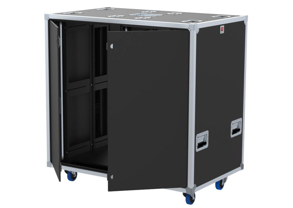 Santosom 19" Rack Double Side Sliding, 24+24U 640-ARR w/ light