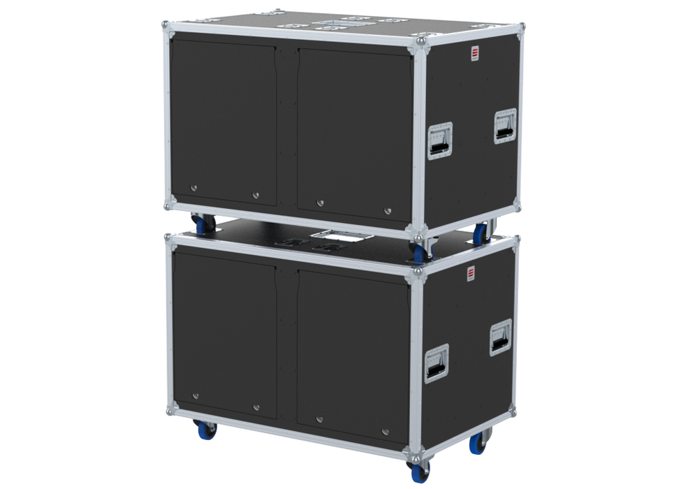 Santosom Rack Double Top Sliding-Rack, 12+12U 660-ARR