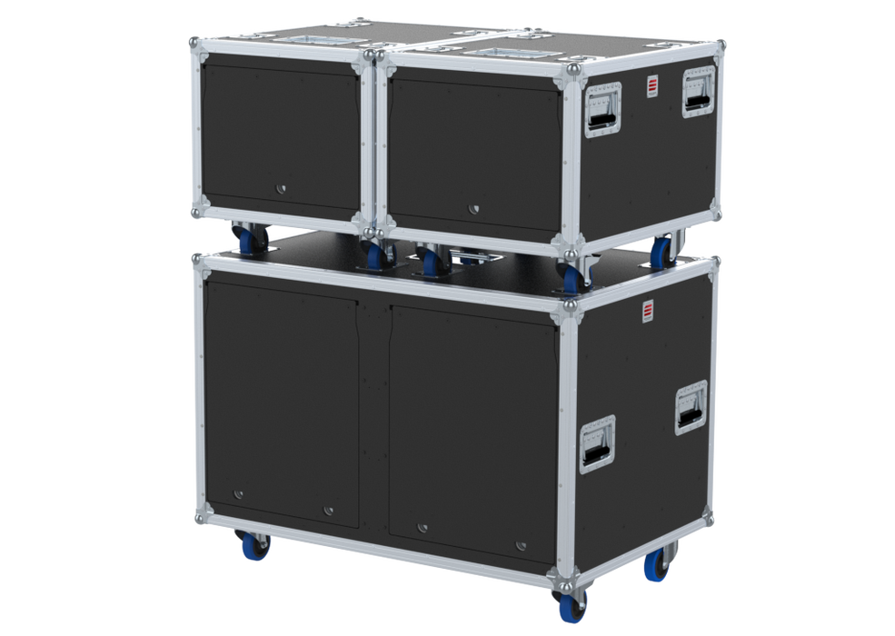 Santosom Rack Double Top Sliding-Rack, 12+12U 660-ARR