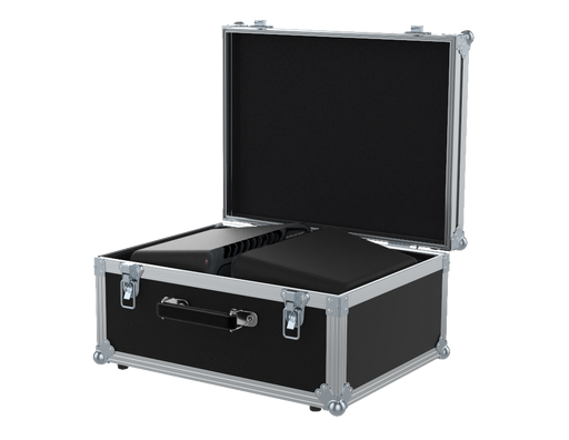 SANTOSOM Flight case, 2x Behringer B105D