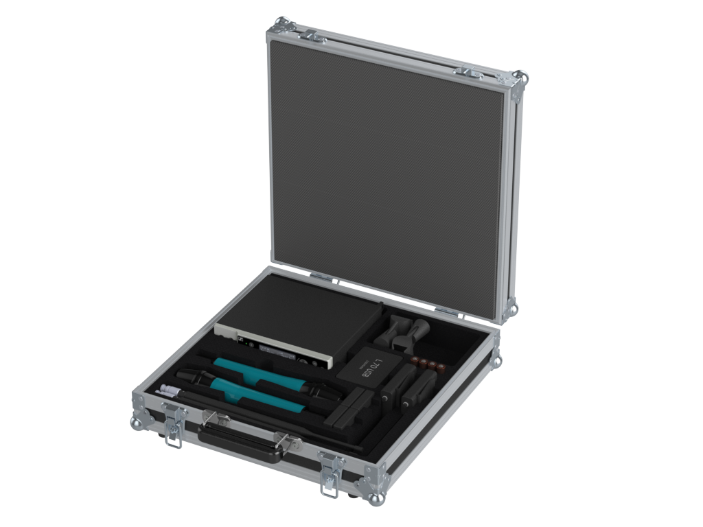 SANTOSOM MICROPHONE Flight case, Sennheiser EW-DX + Accessories