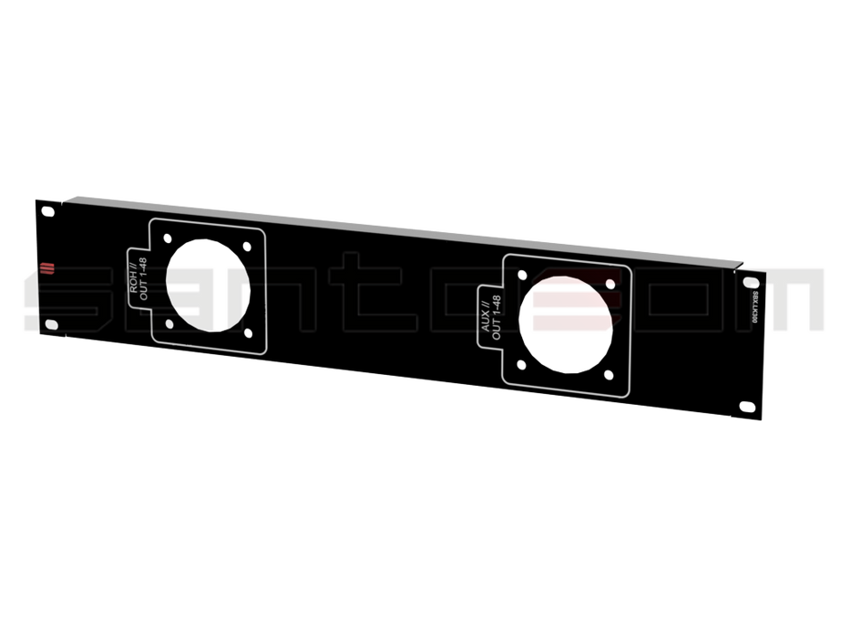 Santosom Rack Panel For StageBox 2U, 2 LK150