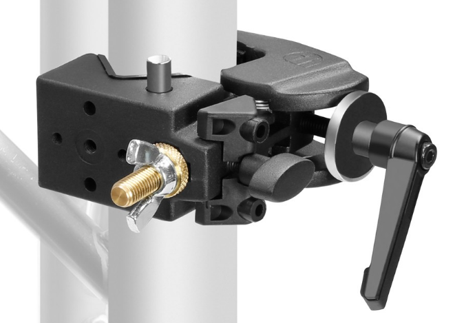 Adam Hall   Universal Hook Clamp With Toggle BlackAndWith Bolt SS018